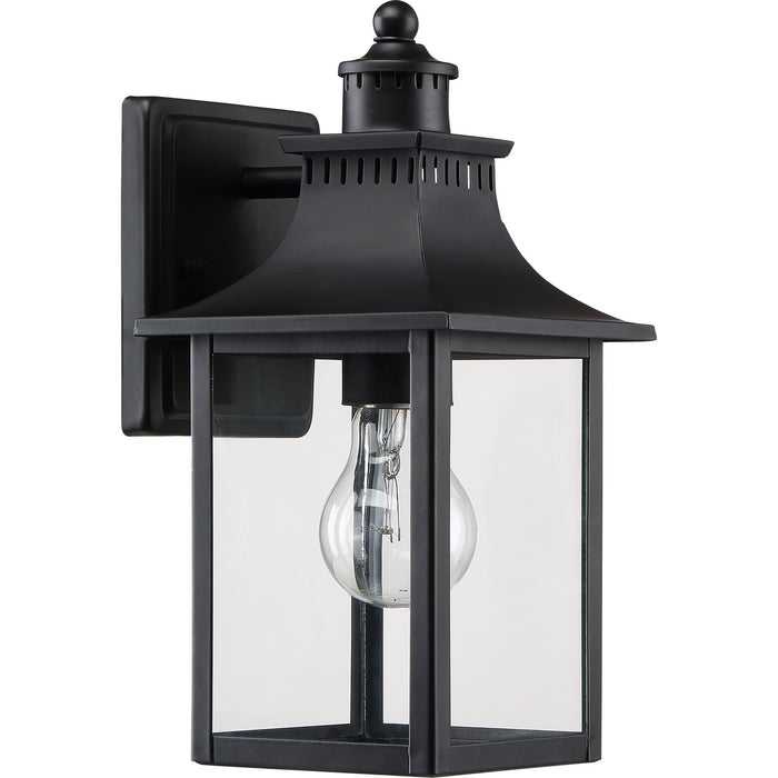 Myhouse Lighting Quoizel - CCR8406K - One Light Outdoor Wall Lantern - Chancellor - Mystic Black