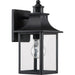 Myhouse Lighting Quoizel - CCR8406K - One Light Outdoor Wall Lantern - Chancellor - Mystic Black