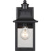 Myhouse Lighting Quoizel - CCR8406K - One Light Outdoor Wall Lantern - Chancellor - Mystic Black