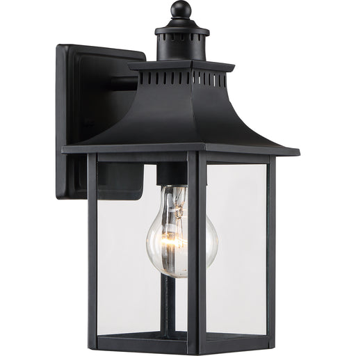 Myhouse Lighting Quoizel - CCR8406K - One Light Outdoor Wall Lantern - Chancellor - Mystic Black