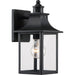 Myhouse Lighting Quoizel - CCR8406K - One Light Outdoor Wall Lantern - Chancellor - Mystic Black