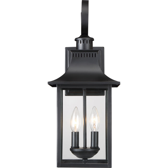 Myhouse Lighting Quoizel - CCR8408K - Two Light Outdoor Wall Lantern - Chancellor - Mystic Black