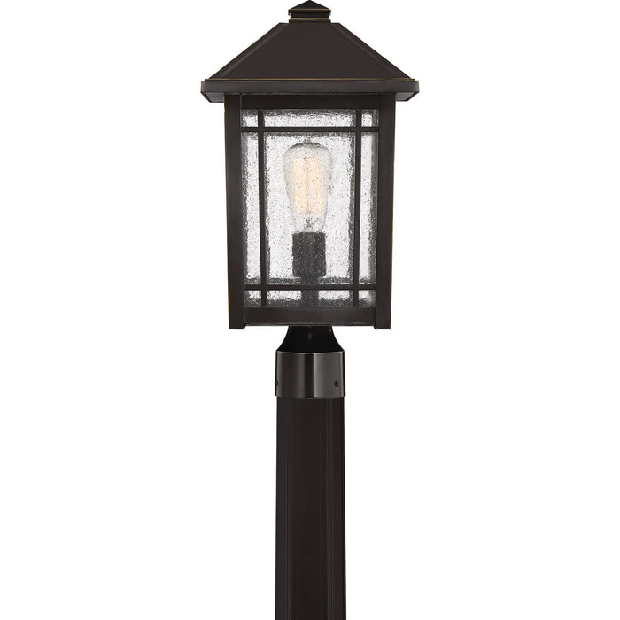 Myhouse Lighting Quoizel - CPT9010PN - One Light Outdoor Post Mount - Cedar Point - Palladian Bronze