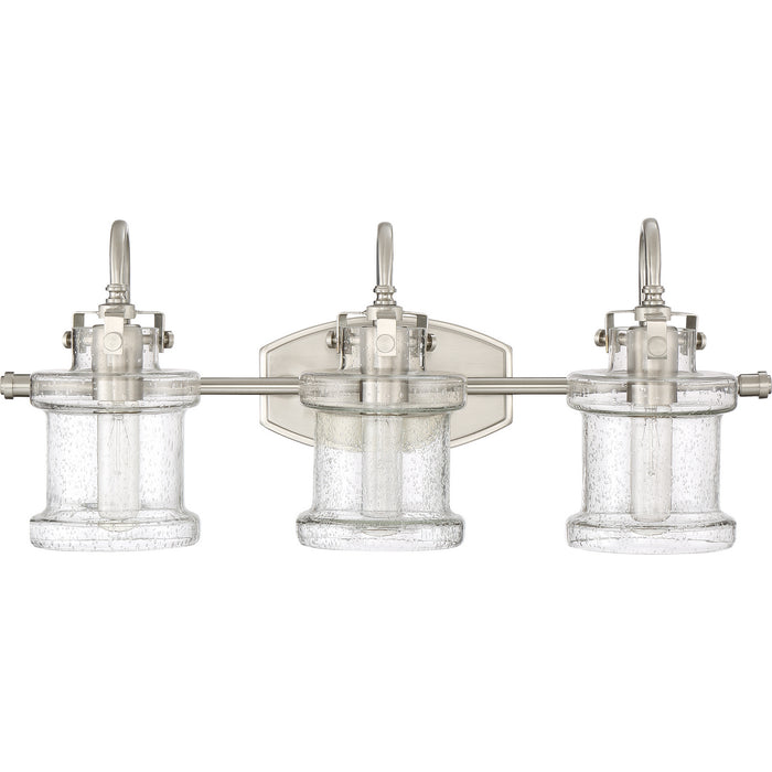 Myhouse Lighting Quoizel - DNY8603BN - Three Light Bath Fixture - Danbury - Brushed Nickel