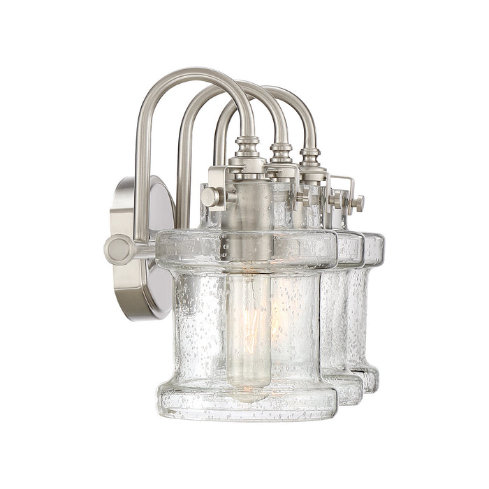 Myhouse Lighting Quoizel - DNY8603BN - Three Light Bath Fixture - Danbury - Brushed Nickel