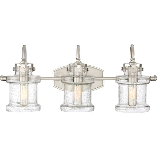 Myhouse Lighting Quoizel - DNY8603BN - Three Light Bath Fixture - Danbury - Brushed Nickel