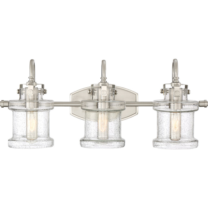 Myhouse Lighting Quoizel - DNY8603BN - Three Light Bath Fixture - Danbury - Brushed Nickel