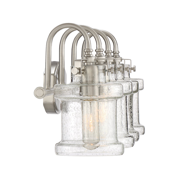 Myhouse Lighting Quoizel - DNY8604BN - Four Light Bath Fixture - Danbury - Brushed Nickel