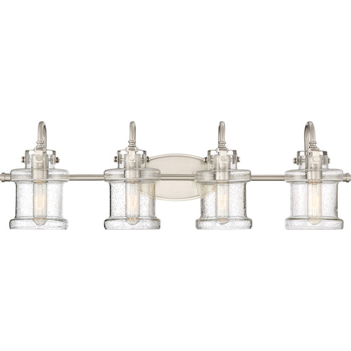 Myhouse Lighting Quoizel - DNY8604BN - Four Light Bath Fixture - Danbury - Brushed Nickel