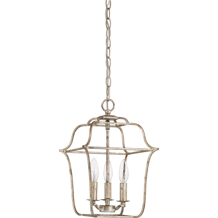 Myhouse Lighting Quoizel - GLY5203CS - Three Light Foyer Pendant - Gallery - Century Silver Leaf