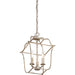 Myhouse Lighting Quoizel - GLY5203CS - Three Light Foyer Pendant - Gallery - Century Silver Leaf