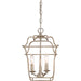 Myhouse Lighting Quoizel - GLY5203CS - Three Light Foyer Pendant - Gallery - Century Silver Leaf