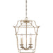 Myhouse Lighting Quoizel - GLY5204CS - Four Light Foyer Pendant - Gallery - Century Silver Leaf