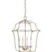 Myhouse Lighting Quoizel - GLY5204CS - Four Light Foyer Pendant - Gallery - Century Silver Leaf