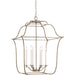 Myhouse Lighting Quoizel - GLY5206CS - Six Light Foyer Pendant - Gallery - Century Silver Leaf