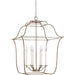 Myhouse Lighting Quoizel - GLY5206CS - Six Light Foyer Pendant - Gallery - Century Silver Leaf