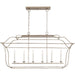 Myhouse Lighting Quoizel - GLY648CS - Six Light Island Chandelier - Gallery - Century Silver Leaf