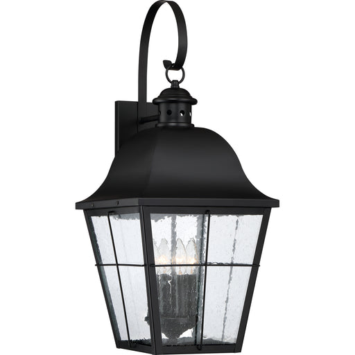 Myhouse Lighting Quoizel - MHE8412K - Four Light Outdoor Wall Lantern - Millhouse - Mystic Black