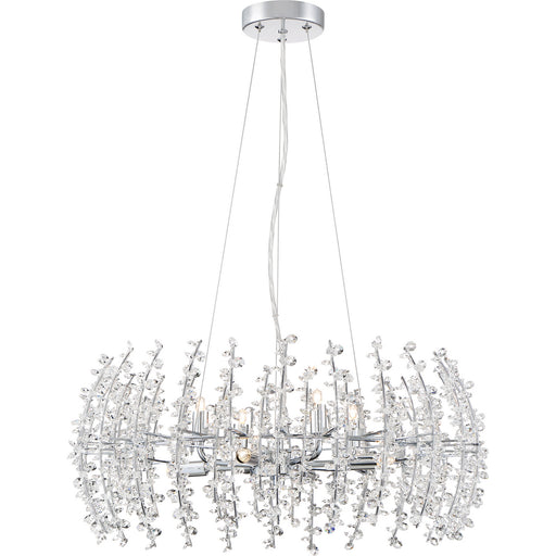 Myhouse Lighting Quoizel - VLA2823C - Eight Light Pendant - Valla - Polished Chrome