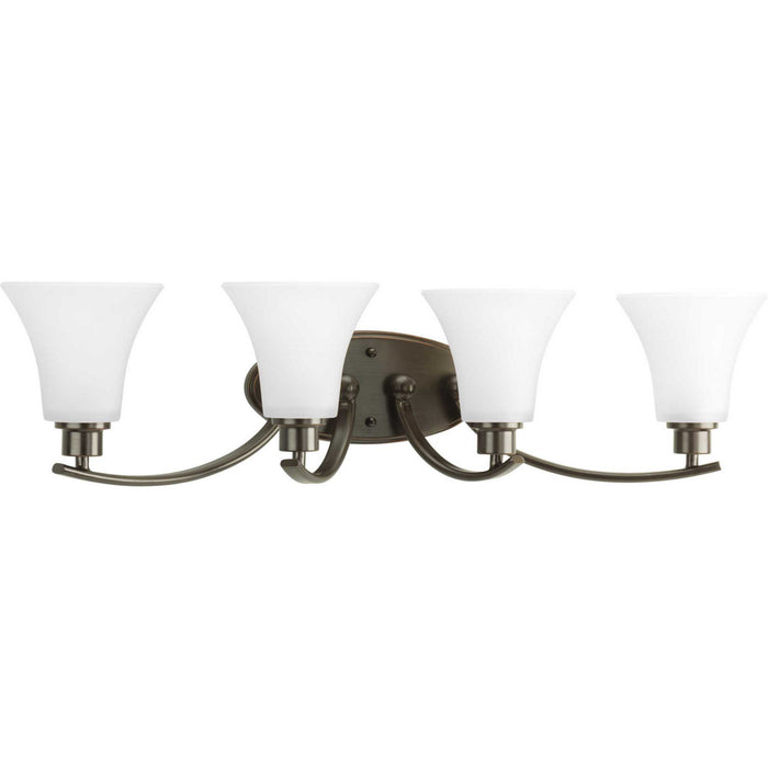 Myhouse Lighting Progress Lighting - P2003-20W - Four Light Bath Bracket - Joy - Antique Bronze