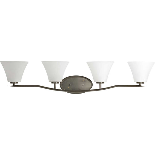 Myhouse Lighting Progress Lighting - P2007-20W - Four Light Bath Bracket - Bravo - Antique Bronze