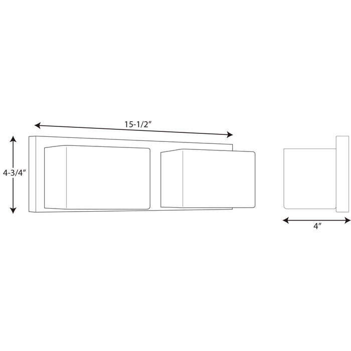 Myhouse Lighting Progress Lighting - P2143-1530K9 - LED Bath Bracket - Ace Led - Polished Chrome