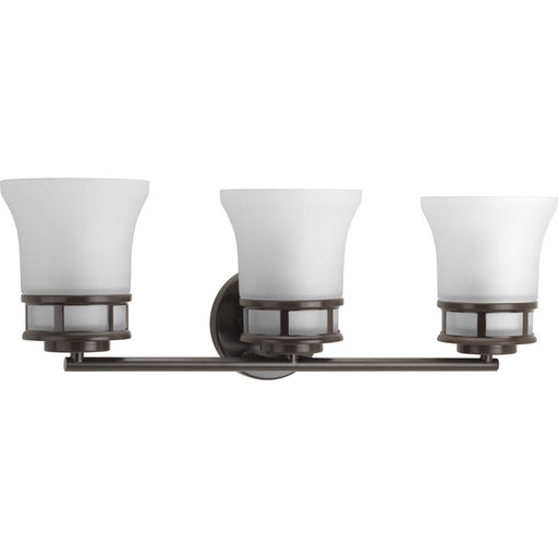 Myhouse Lighting Progress Lighting - P2148-20 - Three Light Bath - Cascadia - Antique Bronze