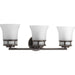 Myhouse Lighting Progress Lighting - P2148-20 - Three Light Bath - Cascadia - Antique Bronze