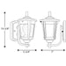 Myhouse Lighting Progress Lighting - P6073-31 - One Light Wall Lantern - East Haven - Black