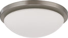 Myhouse Lighting Nuvo Lighting - 62-1042 - LED Flush Mount - Button - Brushed Nickel