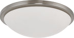 Myhouse Lighting Nuvo Lighting - 62-1044 - LED Flush Mount - Button - Brushed Nickel