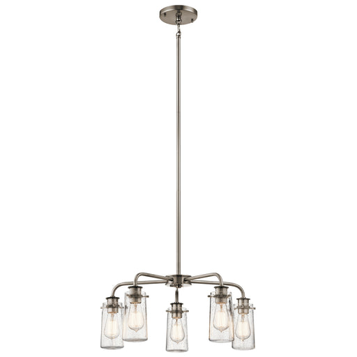 Myhouse Lighting Kichler - 43058CLP - Five Light Chandelier - Braelyn - Classic Pewter