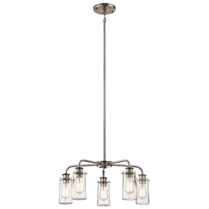 Myhouse Lighting Kichler - 43058CLP - Five Light Chandelier - Braelyn - Classic Pewter