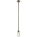 Myhouse Lighting Kichler - 43060CLP - One Light Mini Pendant - Braelyn - Classic Pewter