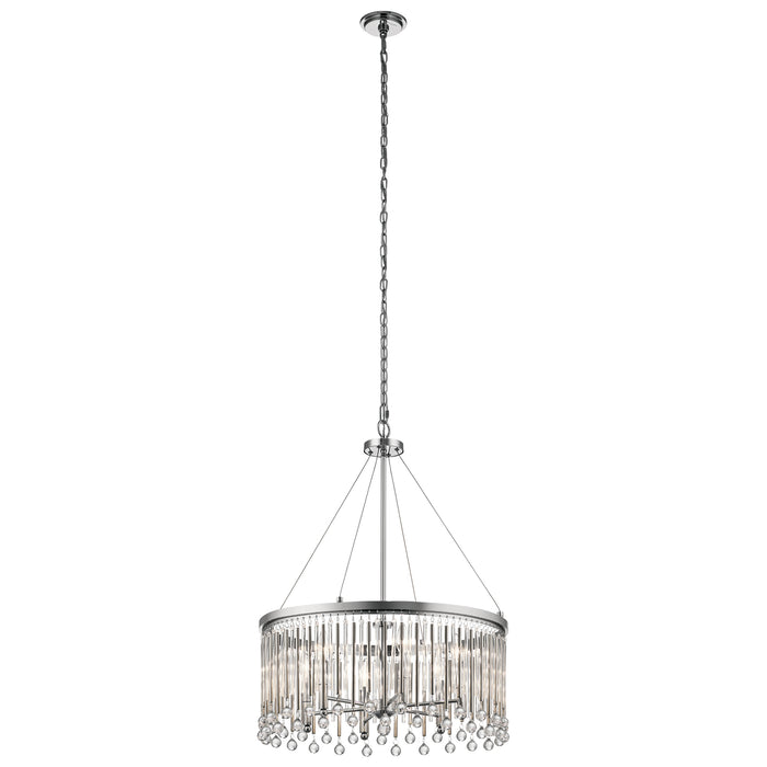 Myhouse Lighting Kichler - 43723CH - Six Light Pendant - Piper - Chrome