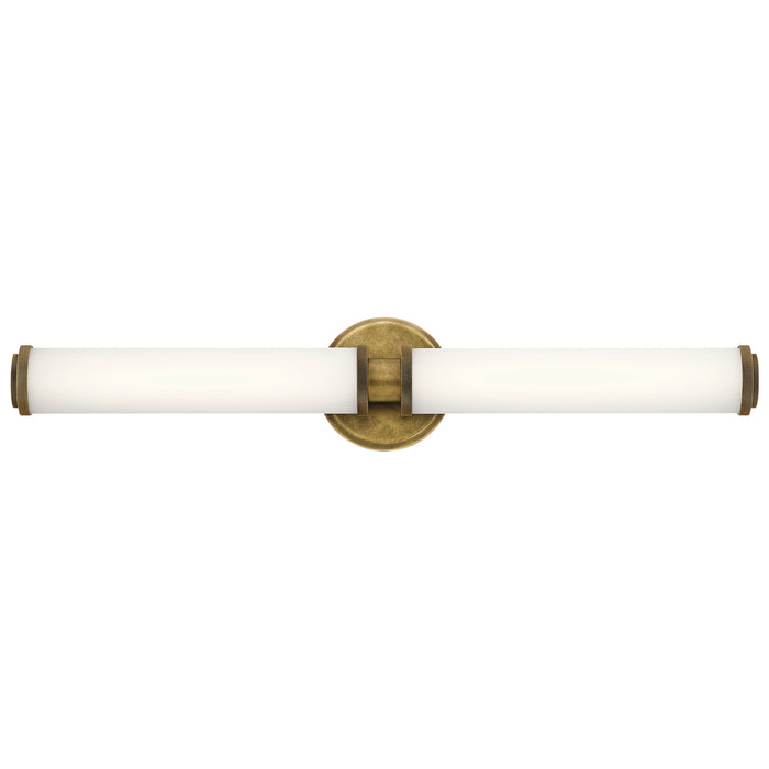 Myhouse Lighting Kichler - 45685NBRLED - LED Linear Bath - Indeco - Natural Brass