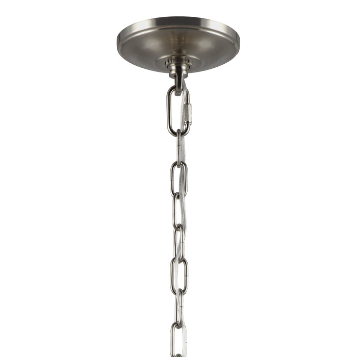 Myhouse Lighting Visual Comfort Studio - F3155/3SN - Three Light Pendant - Lawler - Satin Nickel