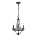 Myhouse Lighting Visual Comfort Studio - F3188/3DWZ/DWG - Three Light Chandelier - Nori - Dark Weathered Zinc / Driftwood Grey