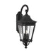 Myhouse Lighting Generation Lighting - OL5424BK - Three Light Outdoor Wall Lantern - Cotswold Lane - Black