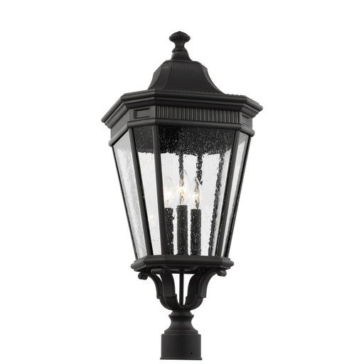 Myhouse Lighting Generation Lighting - OL5428BK - Three Light Outdoor Post Lantern - Cotswold Lane - Black