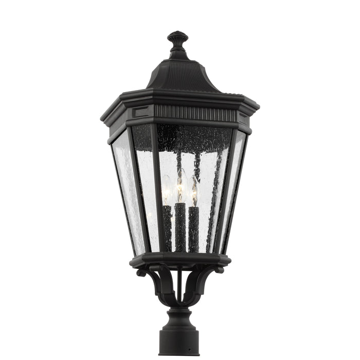 Myhouse Lighting Generation Lighting - OL5428BK - Three Light Outdoor Post Lantern - Cotswold Lane - Black