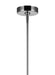 Myhouse Lighting Generation Lighting - P1459CH - One Light Pendant - Loras - Chrome