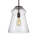 Myhouse Lighting Generation Lighting - P1459DWI - One Light Pendant - Loras - Dark Weathered Iron