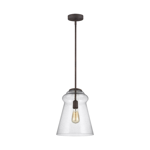 Myhouse Lighting Generation Lighting - P1459DWI - One Light Pendant - Loras - Dark Weathered Iron