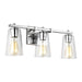 Myhouse Lighting Visual Comfort Studio - VS24303CH - Three Light Vanity - Mercer - Chrome