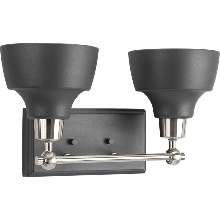 Myhouse Lighting Progress Lighting - P300040-009 - Two Light Bath - Bramlett - Brushed Nickel