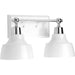 Myhouse Lighting Progress Lighting - P300040-015 - Two Light Bath - Bramlett - Polished Chrome