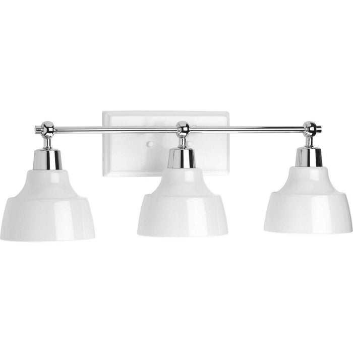 Myhouse Lighting Progress Lighting - P300041-015 - Three Light Bath - Bramlett - Polished Chrome