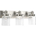 Myhouse Lighting Progress Lighting - P300047-009 - Three Light Bath - Calhoun - Brushed Nickel