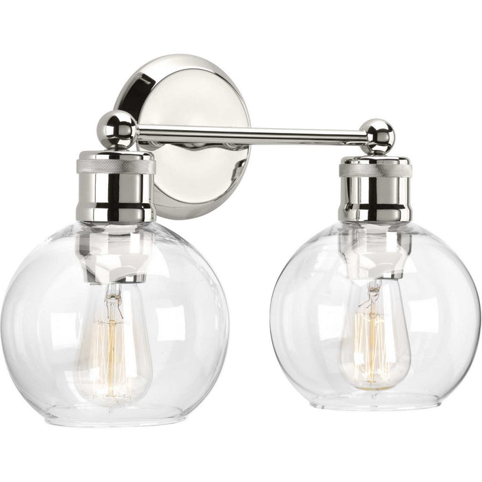 Myhouse Lighting Progress Lighting - P300050-104 - Two Light Bath - Hansford - Polished Nickel